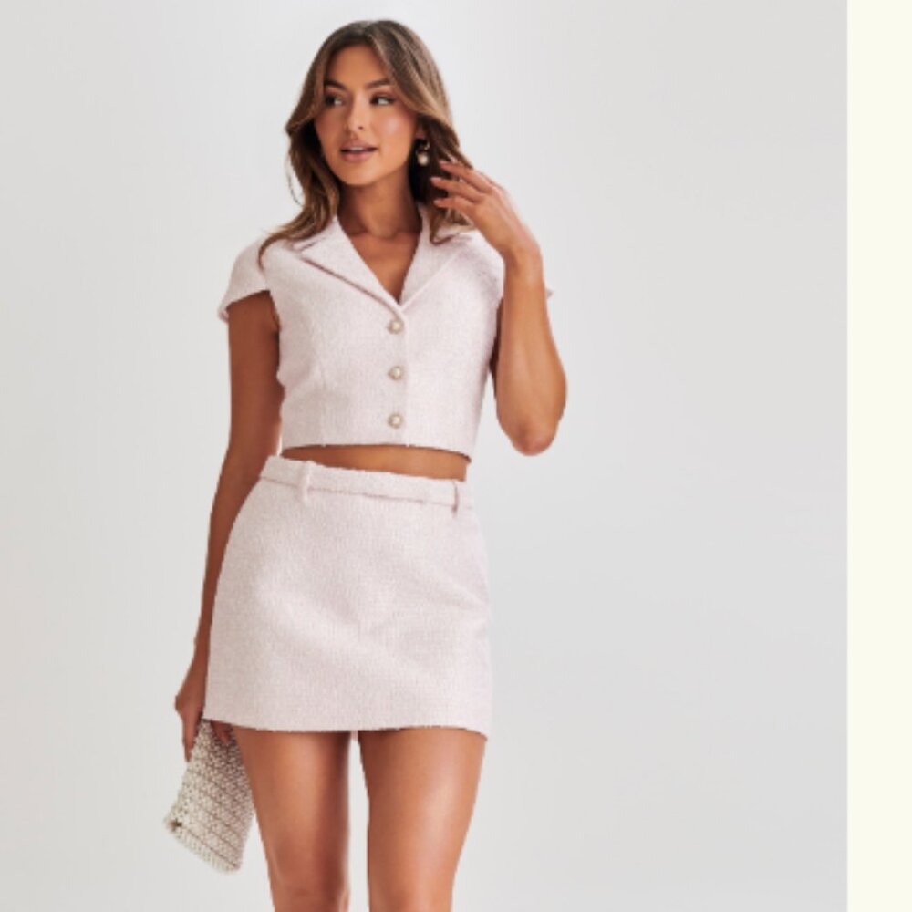 Meshki Mercer Pink top Small